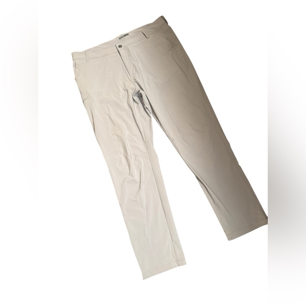 HI-TEC Men's Cross Functional Performance Pants KHAKI 40X32 Golf Athletic